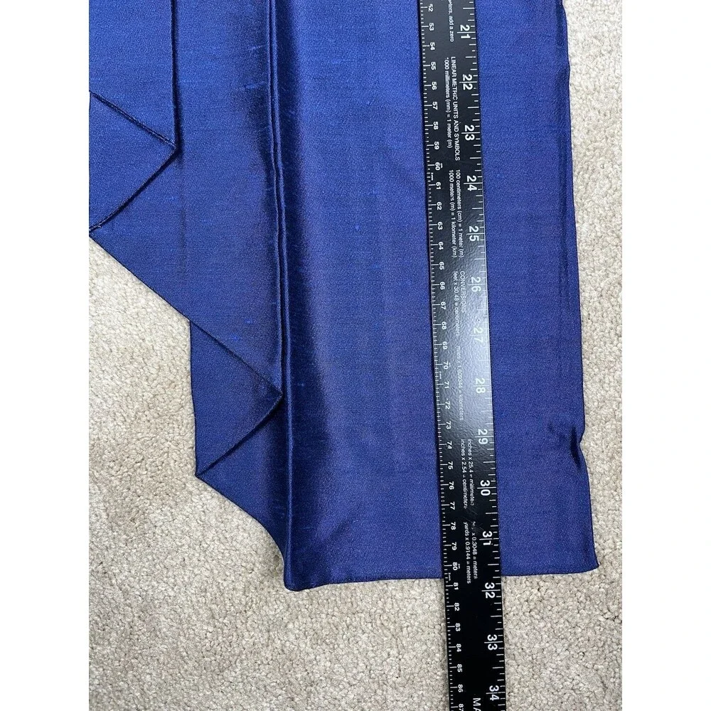 NOS 3 Set JCPenney Supreme 3pc Swag & Cascade Retro Set Blue 50” Window USA Made